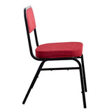 Stacker Chair - Burgundy