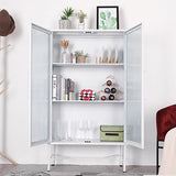 Zion White Metal Cabinet