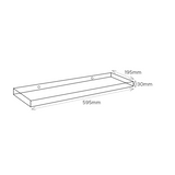 Floating Shelf - Mahogany - 59.5cm