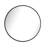 Lily Ann 90x90 Black Round Mirror