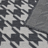 Houndstooth Grey Rug