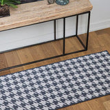 Houndstooth Grey Rug