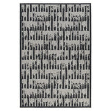 LINO GREY RUG - BASICS HOME