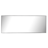 Rectangular Black Metal Frame Mirror