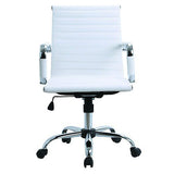 Studio Midback White PU Office Chair