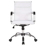 Studio Midback Mesh – White Office Chair